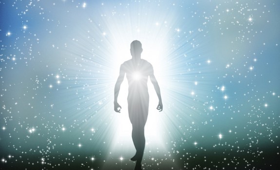 Figure emerges from the comos